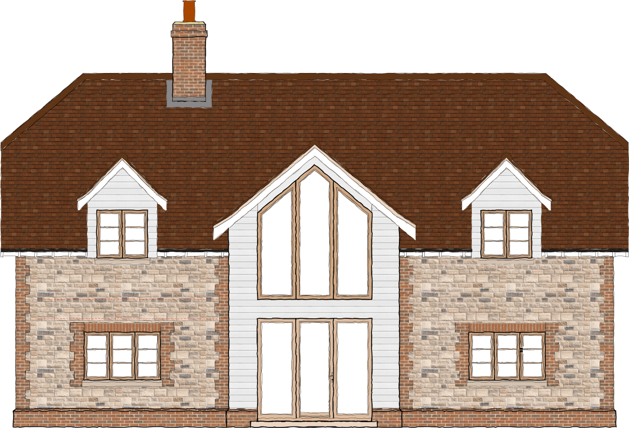 The Lyndhurst — front elevation