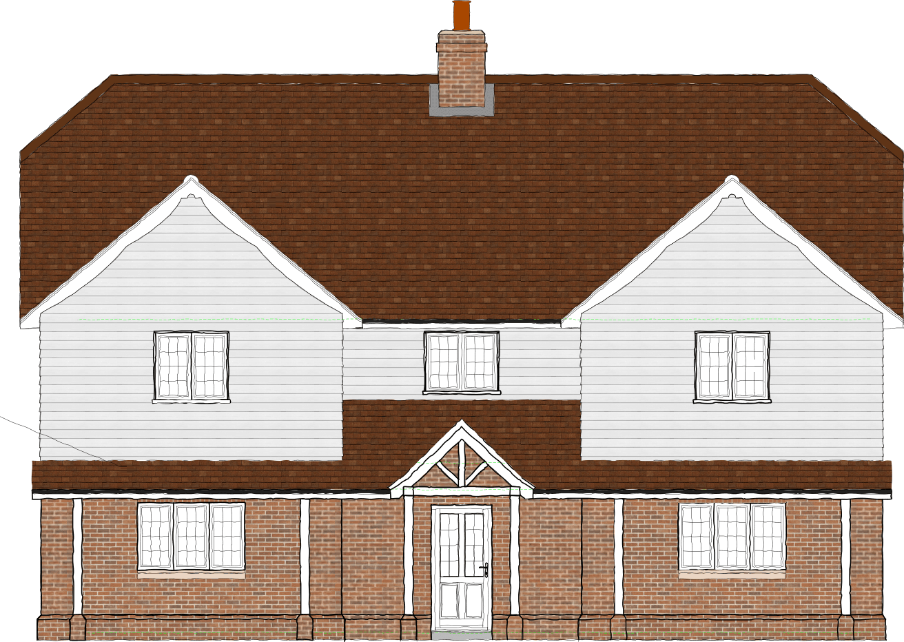 The Winchester — front elevation
