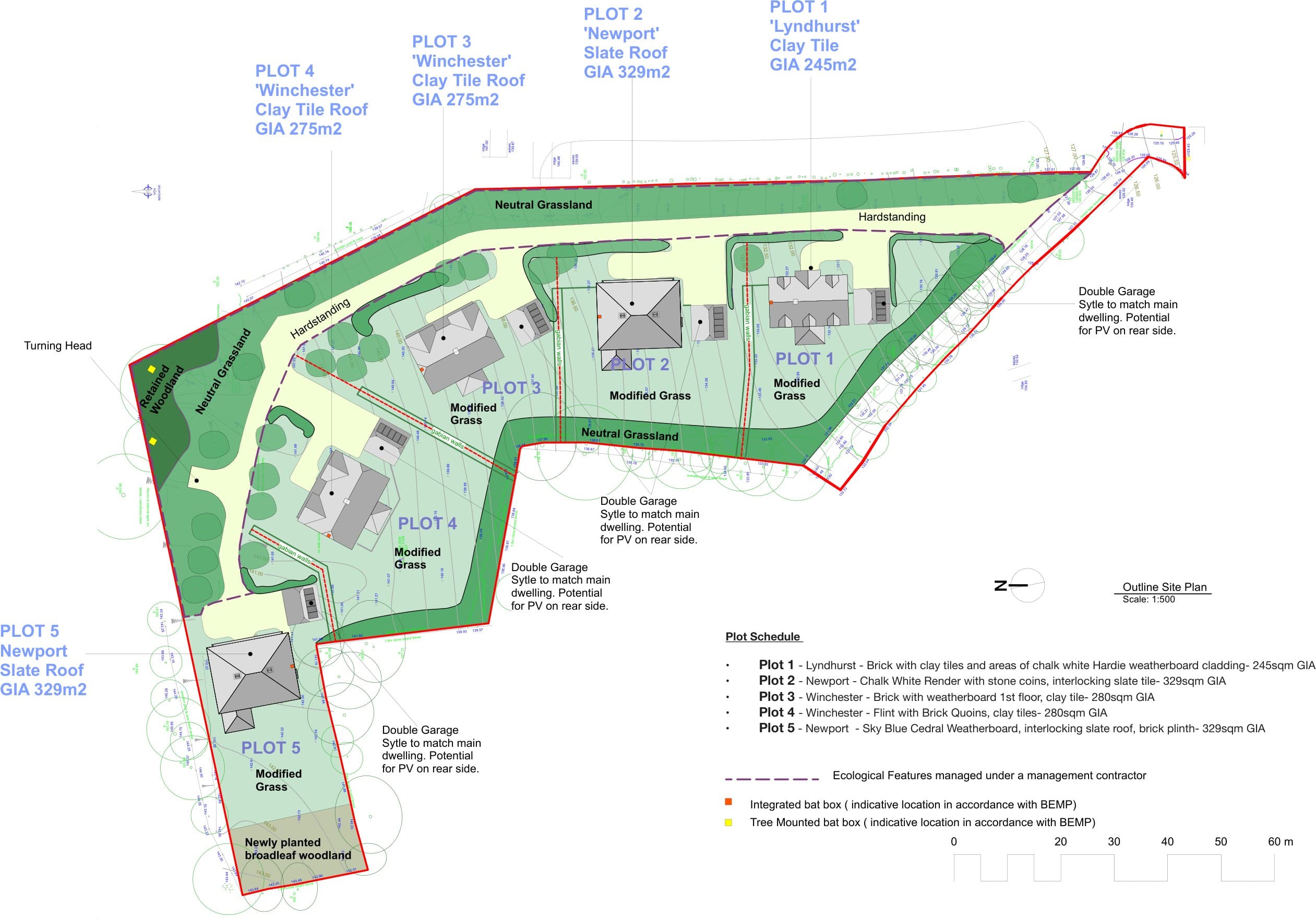 Beech site plan